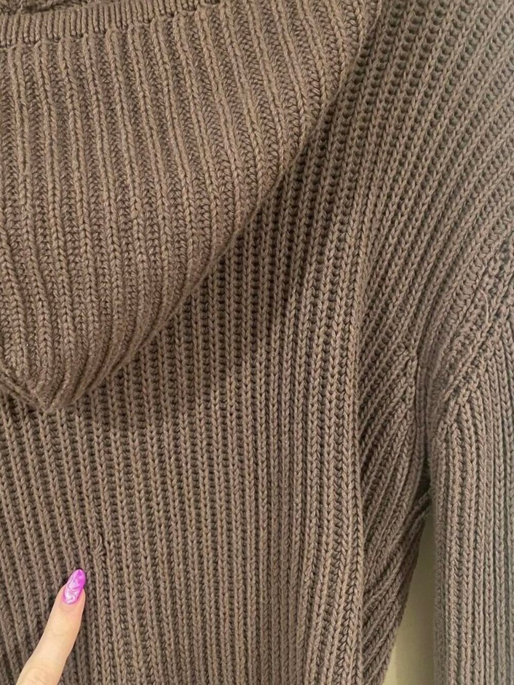 Minga London Nixie Brown Lace Up Zip Hoodie Cardigan - Picture 7 of 7